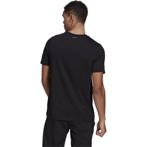 Мужская футболка Adidas M 3S FL TC PT, черная