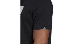 Adidas M 3S FL TC PT vīriešu T-krekls, melns