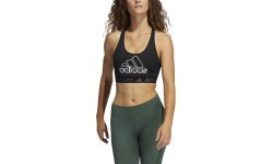 Adidas Drst Bos B Women's Sports Bra, Black GL0581