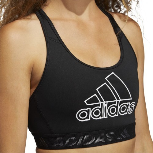 Adidas Drst Bos B sieviešu sporta krūšturis, melns GL0581