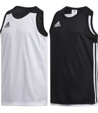 Adidas basketbola krekls pusaudžiem 3G Spee Rev Jrs Black White DX6387
