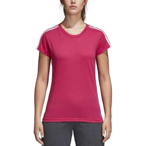 Женская футболка Adidas Ess 3S Slim Tee, Real Magenta CZ5781
