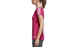 Adidas Ess 3S Slim Tee women's top, Real Magenta CZ5781
