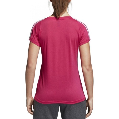Женская футболка Adidas Ess 3S Slim Tee, Real Magenta CZ5781