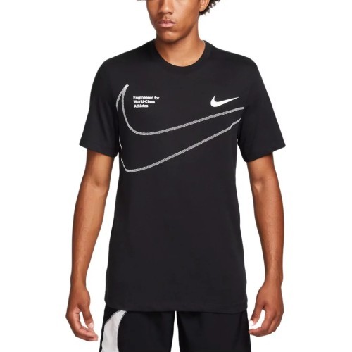 Nike vīriešu T-krekls M Nk Df Tee Q5 Black FN0843 010