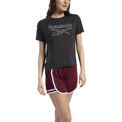 Reebok Wor Sup Bl Tee Women's Blouse Black FT0955