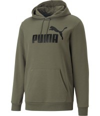 Puma vīriešu džemperis Ess Big Logo Hoodie Khaki 586687 36