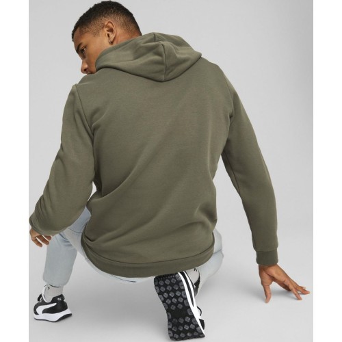 Puma vīriešu džemperis Ess Big Logo Hoodie Khaki 586687 36
