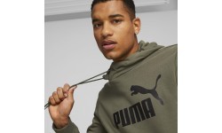 Puma vīriešu džemperis Ess Big Logo Hoodie Khaki 586687 36