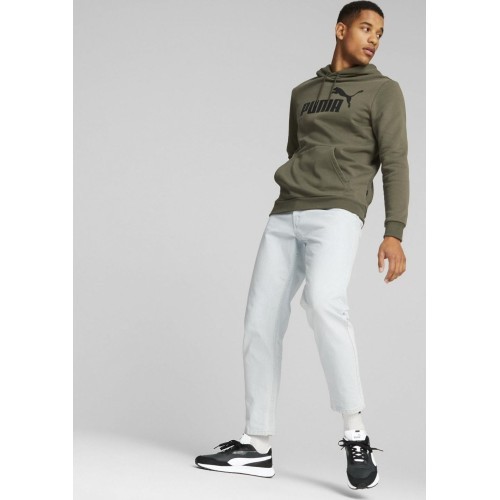 Puma Men's Ess Big Logo Hoodie Khaki 586687 36