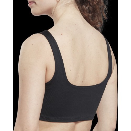 Reebok Wor Rib Bralette sieviešu sporta krūšturis, melns GS1953