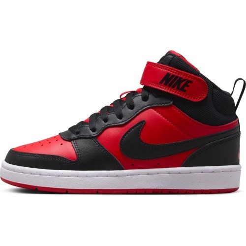 Nike Court Borough Mid 2 подростковая обувь Black Red CD7782 602