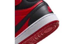 Nike Court Borough Mid 2 Kids' Shoes Black Red CD7782 602