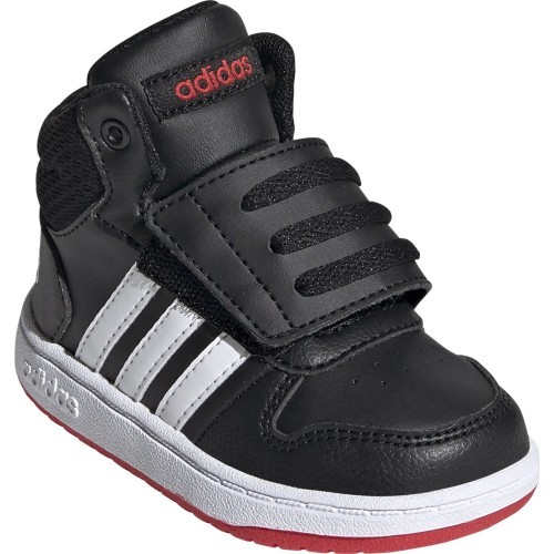 Adidas Hoops Mid 2.0 I детские кроссовки, чёрные FY9291