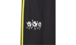 Детский спортивный костюм Adidas I Lil 3S Jog FL чёрный зелёный GN7258