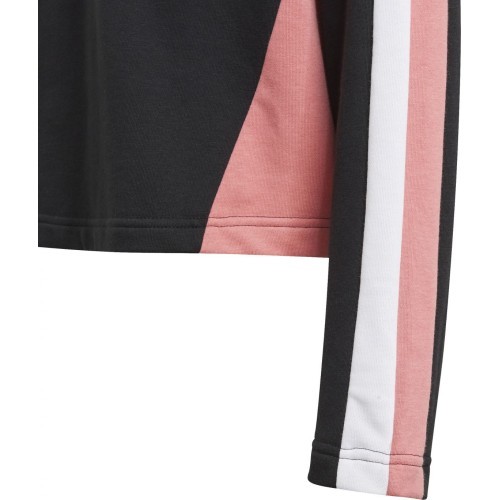 Adidas sporta tērps meitenēm G Hooded Crop Ts melns GM8932
