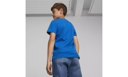 Подростковая футболка Puma Ess Logo Tee синяя 586960 47