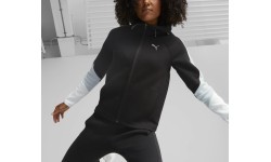 Puma sieviešu džemperis Evostripe Full Zip, melns, 849809 01
