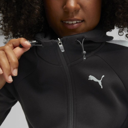 Puma Evostripe Full Zip Women's Sweatshirt, Black, 849809 01