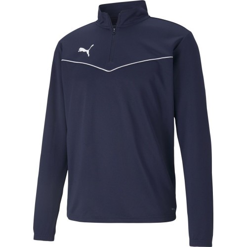 Мужская толстовка Puma TeamRise 1/4 Zip Top Peacoat Blue 657394 06