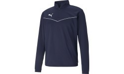 Puma TeamRise 1/4 Zip Top vīriešu džemperis Peacoat Blue 657394 06