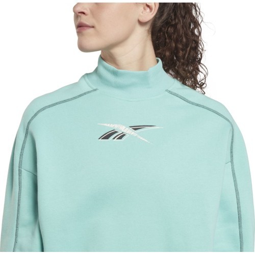 Женский спортивный костюм Reebok Te MYT чёрный зелёный HH7711