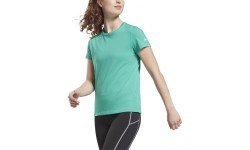 Reebok Wor Comm Cotton Tee Women's Blouse Green GR9474