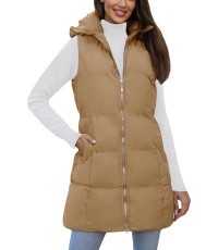 J.Style Women's Vest Beige 5M721-84