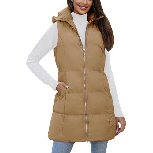 J.Style Women's Vest Beige 5M721-84