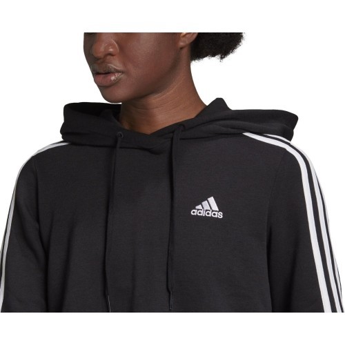 Adidas sieviešu džemperis W 3S FT Crop Hoodie Black GM5582