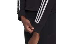 Adidas W 3S FT Crop Hoodie Women's Sweatshirt Black GM5582