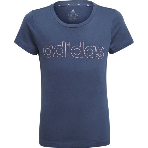 Футболка для девочек Adidas G Lin T Blue GN4051