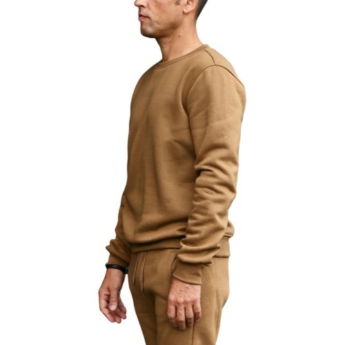 Мужская флисовая толстовка J.Style, коричневая 68B2001-158