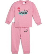 Puma x Trolls Minicat Crew bērnu sporta tērps, rozā 627382 48