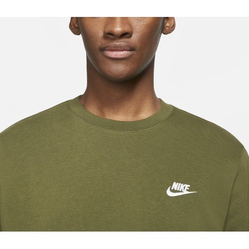 Nike vīriešu džemperis M NSW Club Crew FT Green BV2666 326