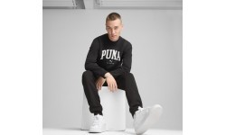 Puma Squad Crew FL vīriešu džemperis melns 681794 01