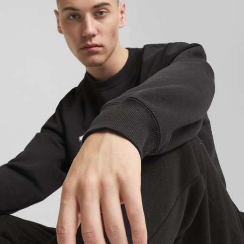 Мужская толстовка Puma Squad Crew FL чёрная 681794 01