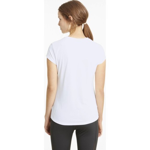 Puma Active Tee Women's Blouse, Puma White 586857 02