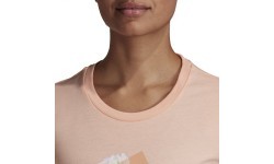 Женская футболка Adidas W MH Flower Tee Pink ED6161