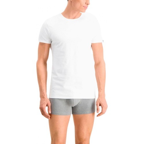 Puma Basic 2p Cre White Men's T-Shirts 935016 02