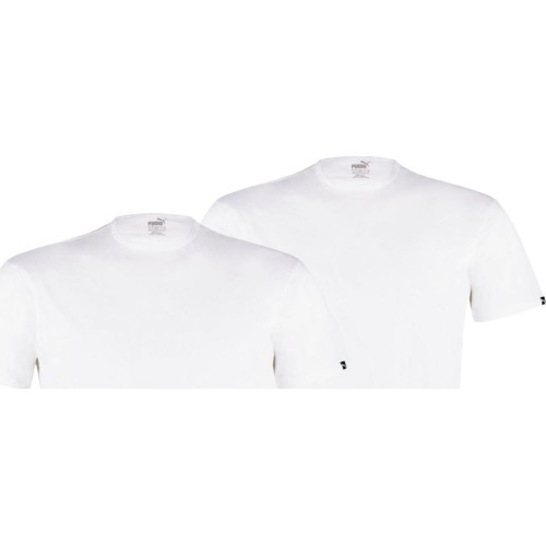 Puma Basic 2p Cre White Men's T-Shirts 935016 02