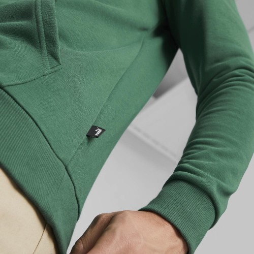 Puma Men's Sweatshirt Ess+ 2 Col Big Logo Green 586765 37