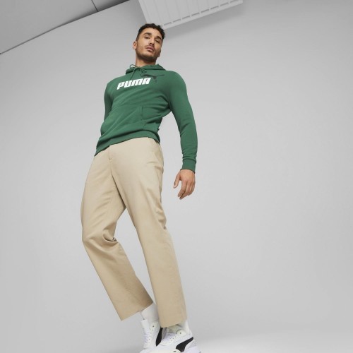 Puma Men's Sweatshirt Ess+ 2 Col Big Logo Green 586765 37