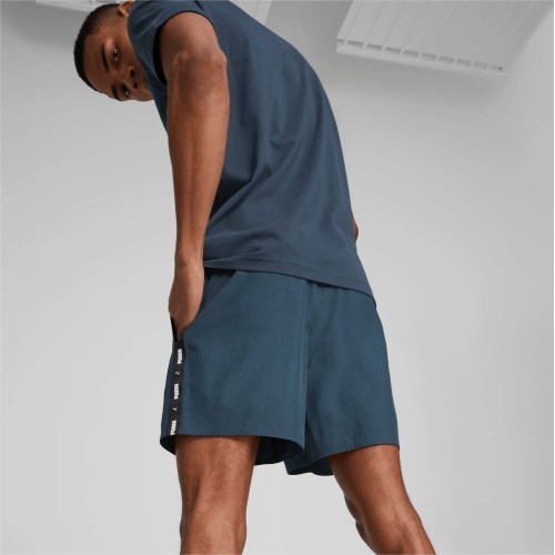 Мужские шорты Puma Ess+ Tape Woven, синие, 849043 16