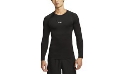 Мужская футболка Nike Pro Dri-FIT Tight Top LS, чёрная FB7919 010