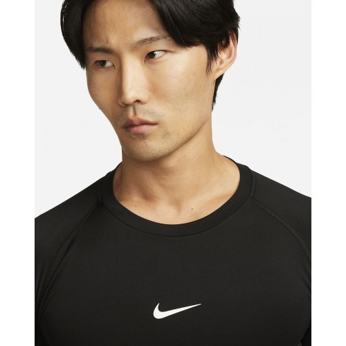 Мужская футболка Nike Pro Dri-FIT Tight Top LS, чёрная FB7919 010
