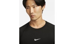 Nike Pro Dri-FIT Tight Top LS men's T-shirt, black FB7919 010
