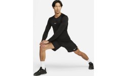 Nike Pro Dri-FIT Tight Top LS vīriešu krekls, melns FB7919 010