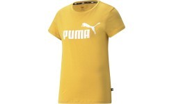 Женская футболка Puma Ess Logo Tee Yellow 586775 37