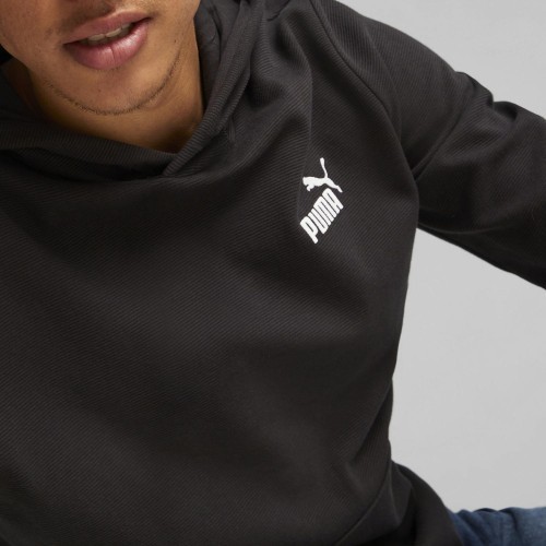 Puma Ess Elevated Hoodie Men's Sweatshirt Black 675975 01